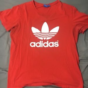 Red adidas T-shirt